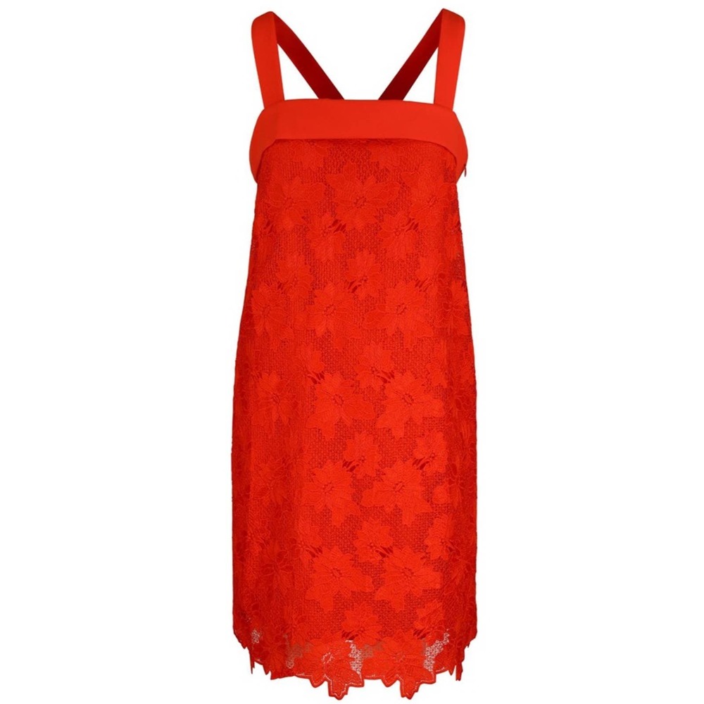 NWT Banana Republic limited edition red coral lace dress